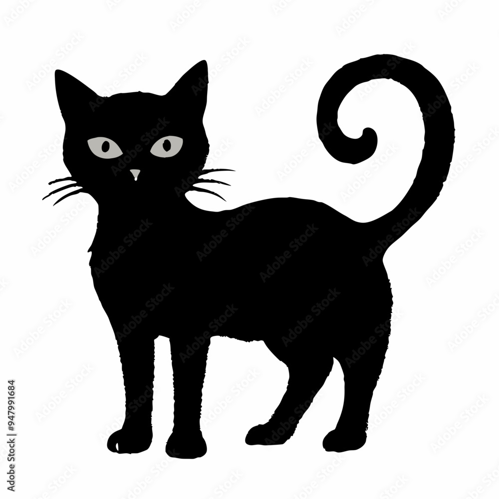 halloween cat vector silhouette halloween cat vector silhouette