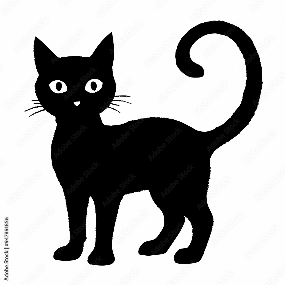 halloween cat vector silhouette halloween cat vector silhouette