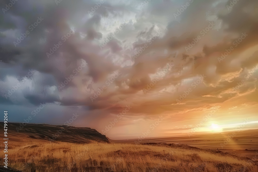 Sunset with cloudy sky in Iceland Sunset with cloudy sky in Iceland Sunset with cloudy sky in Iceland Sunset with cloudy sky in Iceland