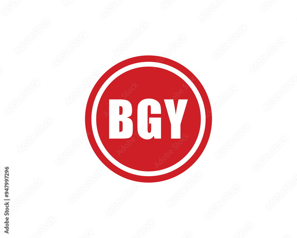 BGY logo design vector template. BGY BGY logo design vector template. BGY