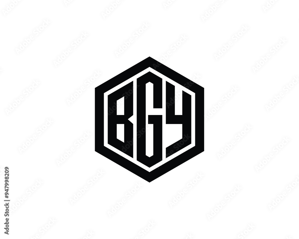 BGY logo design vector template. BGY BGY logo design vector template. BGY