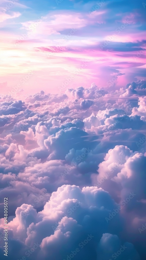 Serene clouds sky mobile wallpaper Serene clouds sky mobile wallpaper