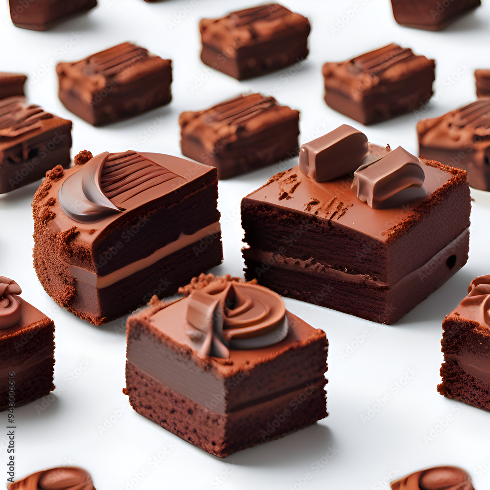 chocolate cake isolated on white chocolate cake isolated on white