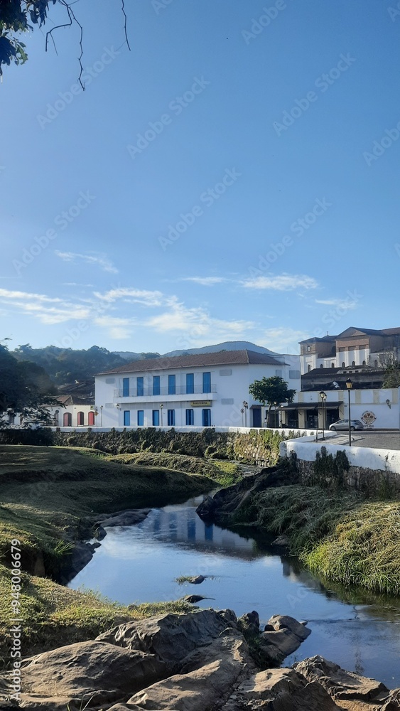 Fototapeta premium paisagem da cidade de goiás, em goiás