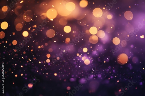 Bokeh lights abstract purple background