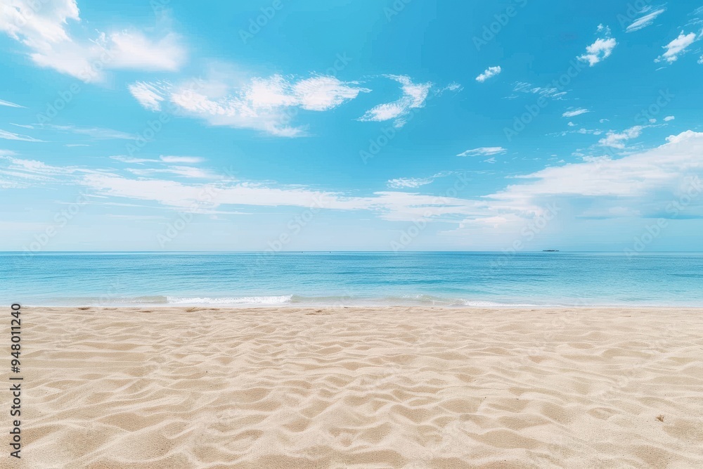 Empty sand beach with clear sky background Empty sand beach with clear sky background Empty sand beach with clear sky background Empty sand beach with clear sky background