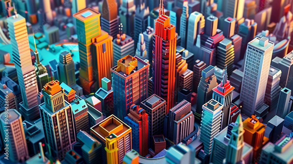 Obraz premium sato houses