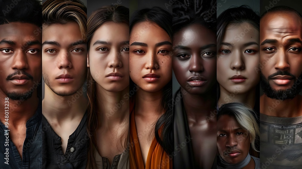 Fototapeta premium different human beings