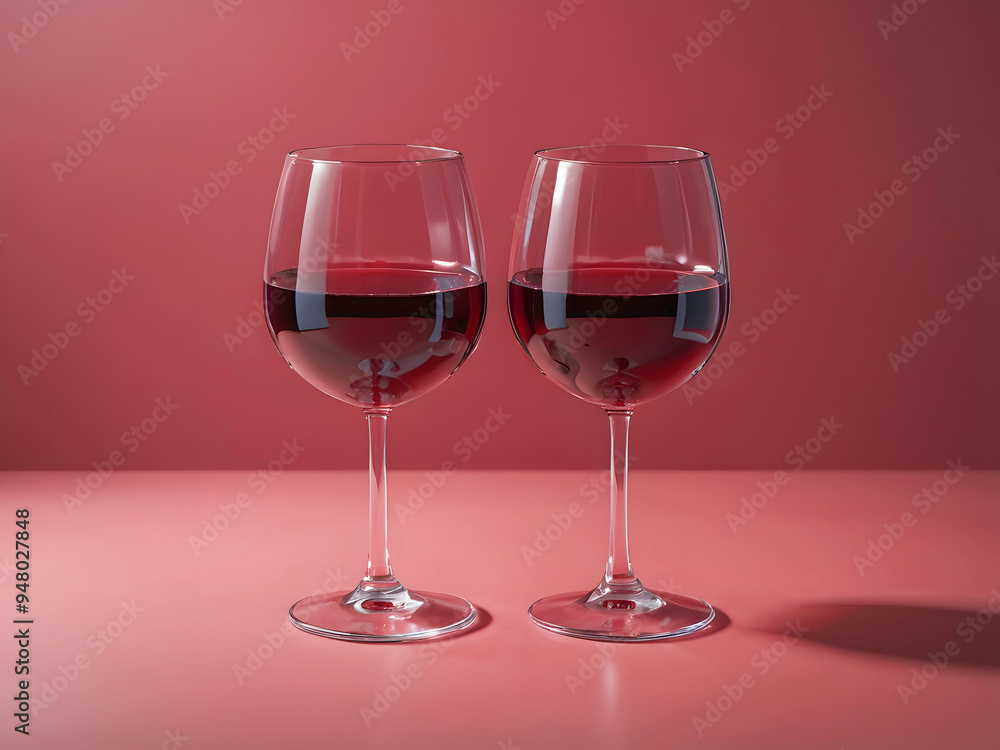 2 Glasses Of Red Wine On A table Modern Colours Commercial Food And Drink Photography Copy Space Clean Isolated Background For Text Or Logo 300 PPI High Resolution Image 2 Glasses Of Red Wine On A table Modern Colours Commercial Food And Drink Photography Copy Space Clean Isolated Background For Text Or Logo 300 PPI High Resolution Image
