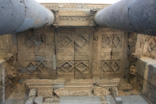 The Garni Temple the only standing Greco-Roman colonnaded building in Armenia. photo