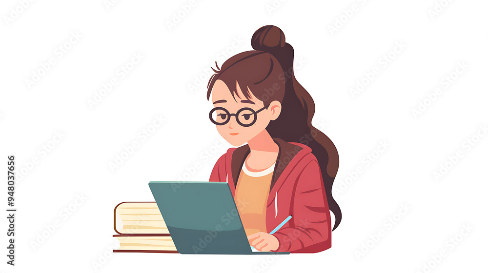 Female Students Typing on Laptops While Seated on Chairs Female Students Typing on Laptops While Seated on Chairs
