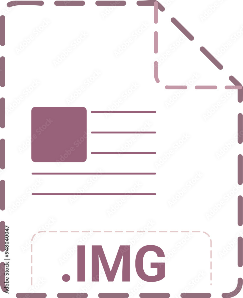 IMG File icon minsk dashed rounded outline IMG File icon minsk dashed rounded outline