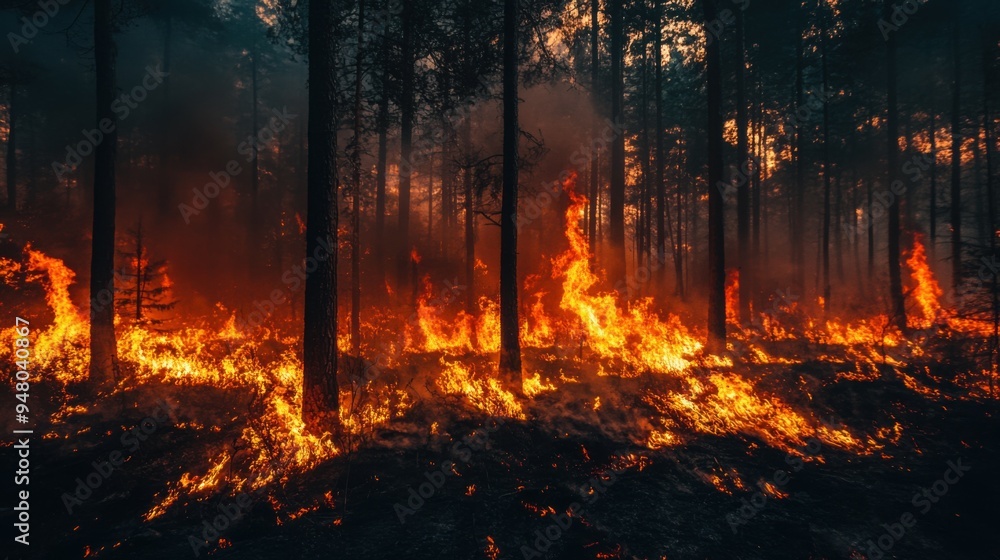incredible photo of the forest after a big forest fire. black burnt trees. top view. incredible photo of the forest after a big forest fire. black burnt trees. top view.