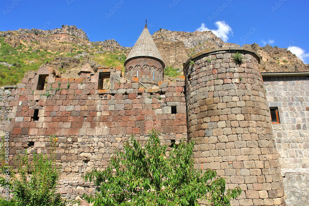 Geghard Armenian monastery located in Armenia Geghard Armenian monastery located in Armenia