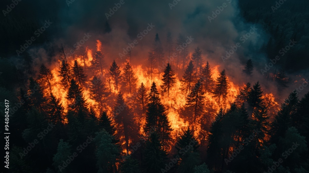 incredible photo of the forest after a big forest fire. black burnt trees. top view. incredible photo of the forest after a big forest fire. black burnt trees. top view.