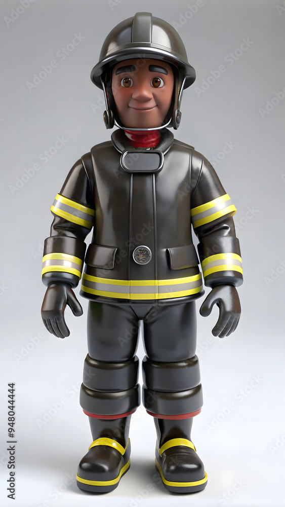 Naklejka premium fireman