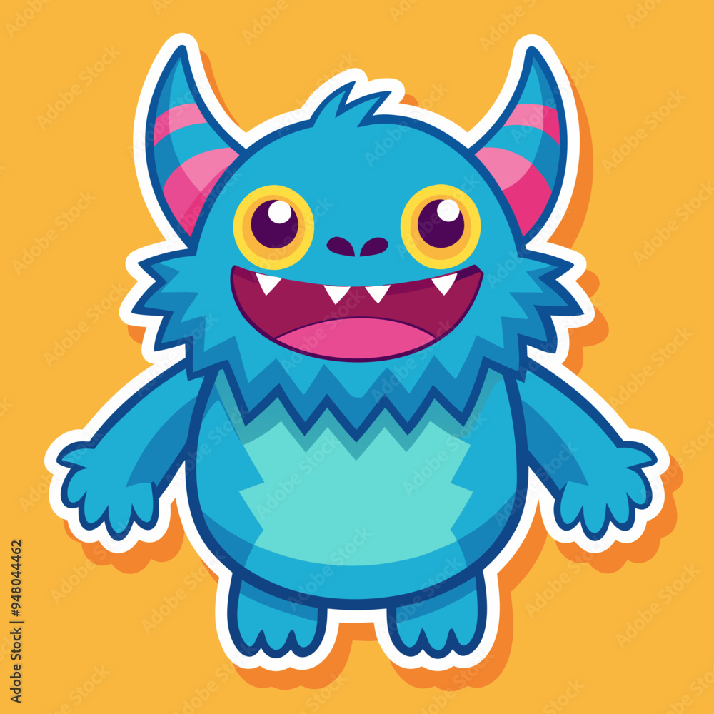Obraz premium Cute Monsters Illustration cartoon Sticker