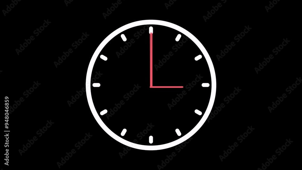Clock graphic with hour and minute hands black. Vector Clock Icon. Circular clock symbol. Clock graphic with hour and minute hands black. Vector Clock Icon. Circular clock symbol.