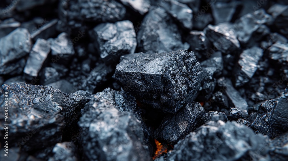 Close Up of Coal: Black Texture and Rough Surface Close Up of Coal: Black Texture and Rough Surface