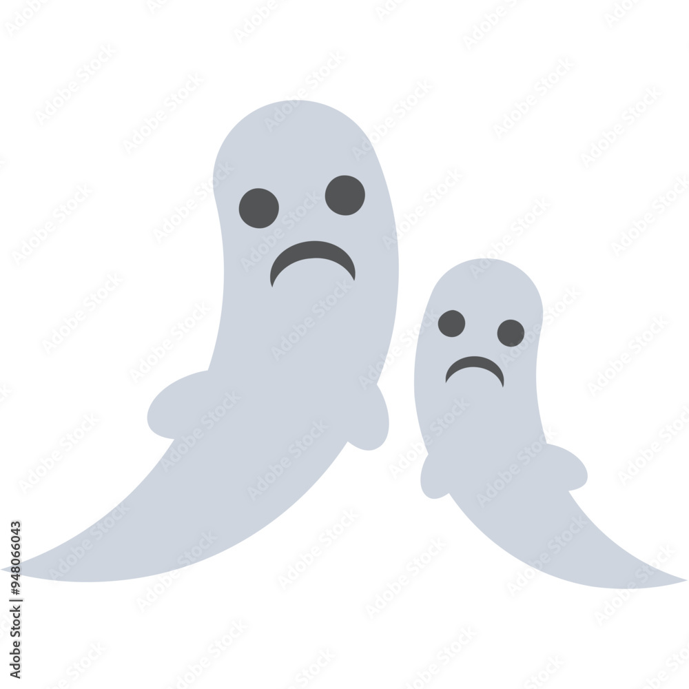 Ghost vector icon in flat style Ghost vector icon in flat style