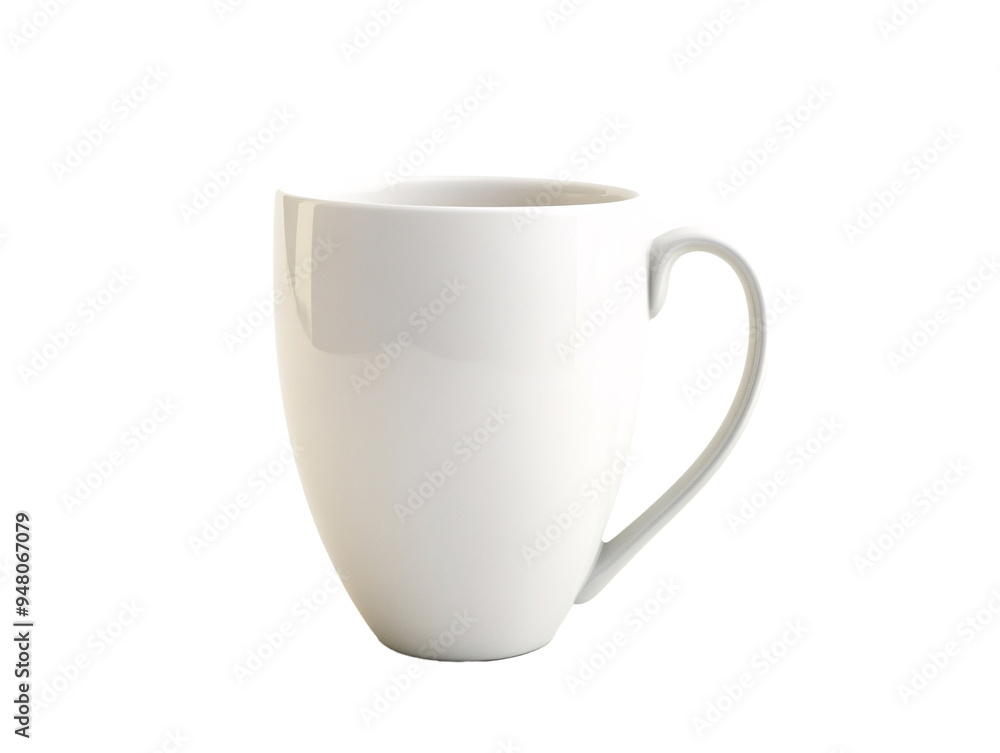 a white mug with a handle a white mug with a handle