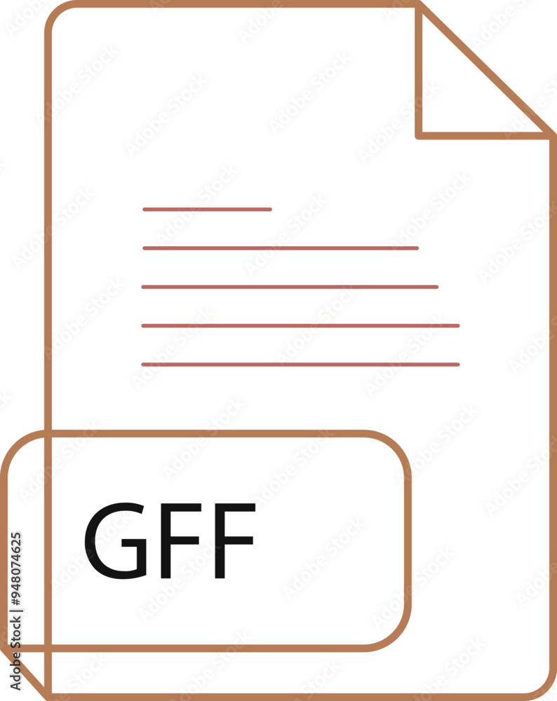GFF File extension icobn crisp corners thick outline GFF File extension icobn crisp corners thick outline
