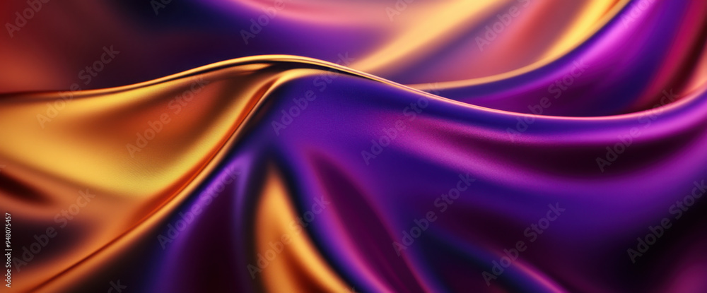 Purple and Gold Drape. Purple and Gold Drape.