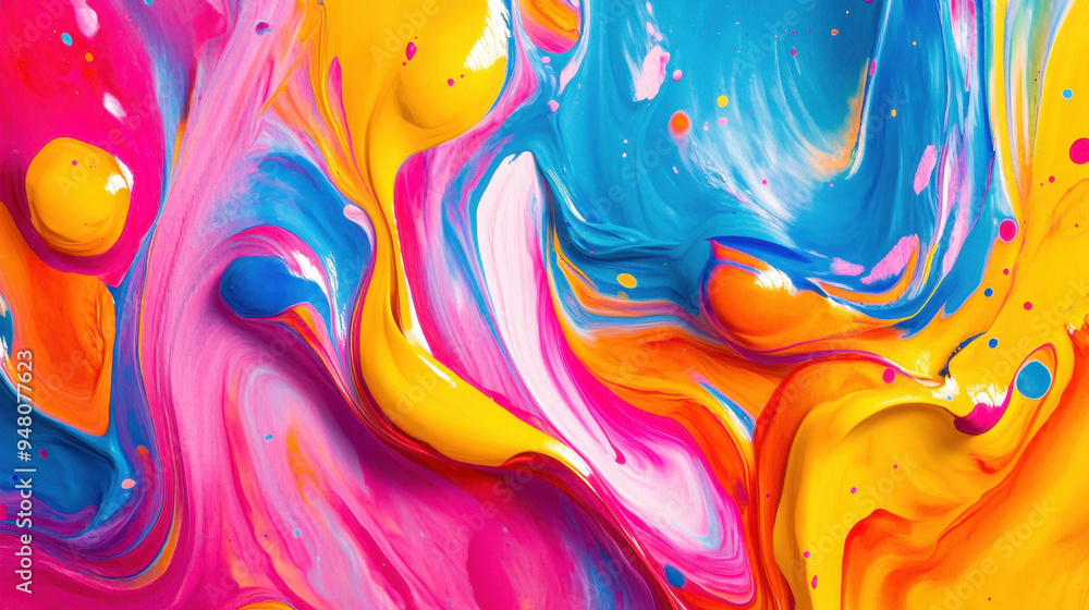 Abstract Paint Swirls. Abstract Paint Swirls.