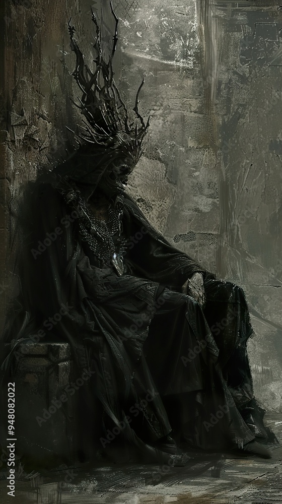 Dark Fantasy Character Portrait: Gloom and Majesty Dark Fantasy Character Portrait: Gloom and Majesty