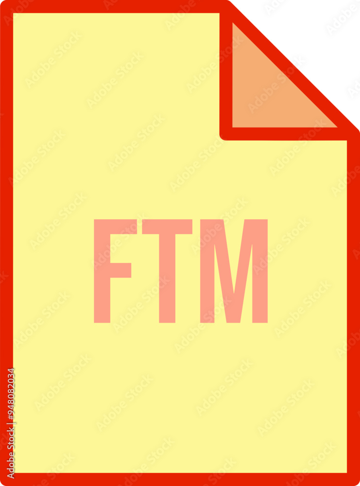 FTM File icon fill crisp corner FTM File icon fill crisp corner