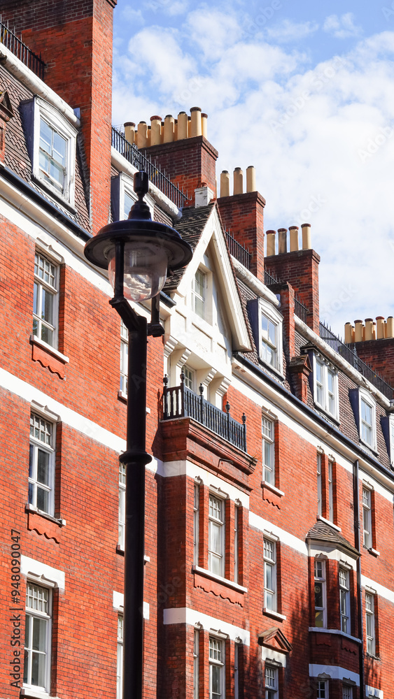 Fototapeta premium A charming European urban landscape with historic buildings