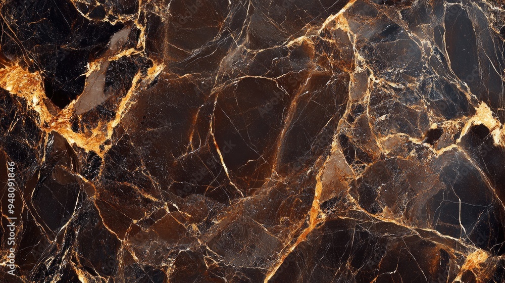Elegant brown marble with delicate golden details, providing a sophisticated and refined background Elegant brown marble with delicate golden details, providing a sophisticated and refined background