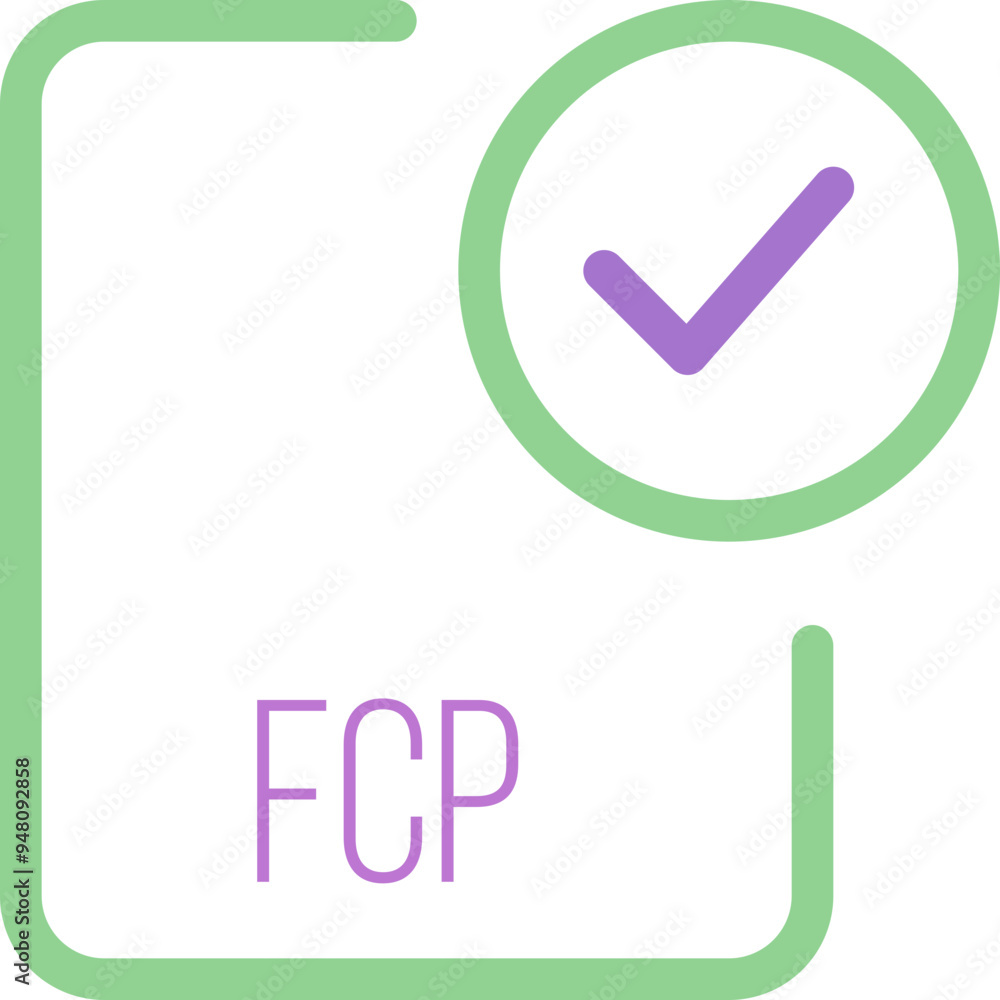 FCP File icon with checked mark FCP File icon with checked mark