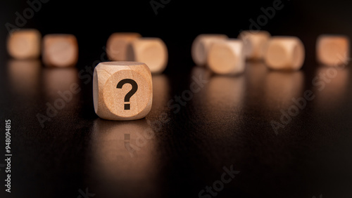 Canvas Print curiosity cubes a journey of exploring the unknown through the use of question m