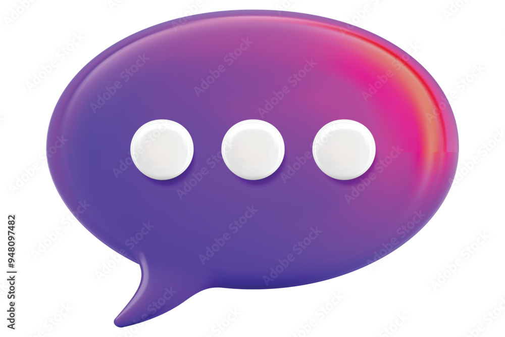 Isolated blue purple speech bubble chat vector conversation icon Isolated blue purple speech bubble chat vector conversation icon