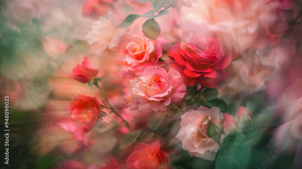 Mesmerizing Blurred Floral Dreamscape Mesmerizing Blurred Floral Dreamscape