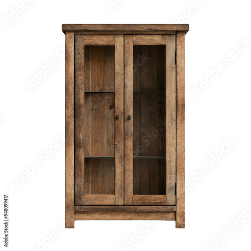 Timeless Elegance  A Stunning Rustic Cabinet Perfect for Displaying Treasures in Your Home Decor Collection