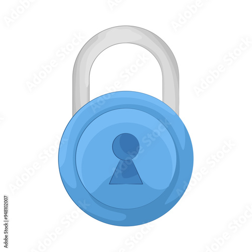 Illustration of padlock 