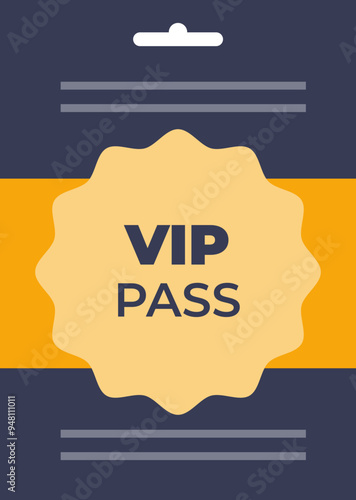 VIP Pass badge with lanyard symbolizing exclusive access and privilege.