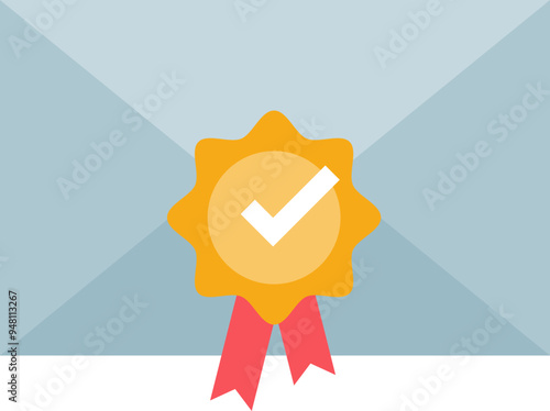 Envelope with seal symbolizes secure life insurance policy delivery.