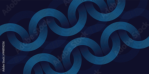 Create a bold look with a centric circle background featuring vector graphics of sound waves. vektor