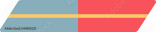 Colorful eraser with a two-tone design, symbolizing correction and the ability to amend errors.