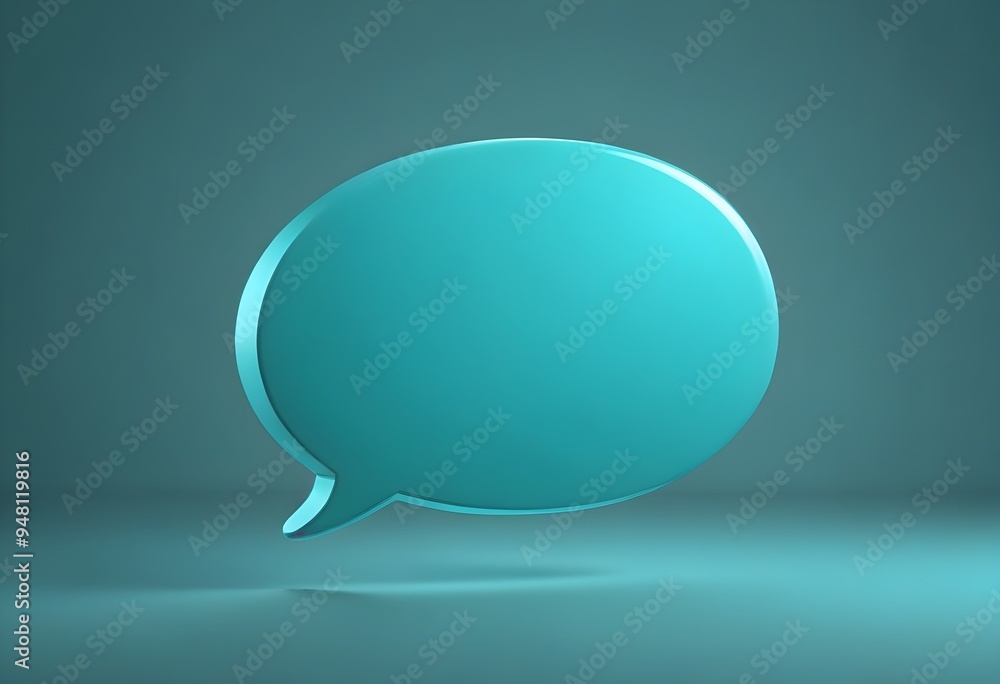 Speech Bubble Contact Icon Simple 3D Illustration Digital Graphic Design Background Speech Bubble Contact Icon Simple 3D Illustration Digital Graphic Design Background