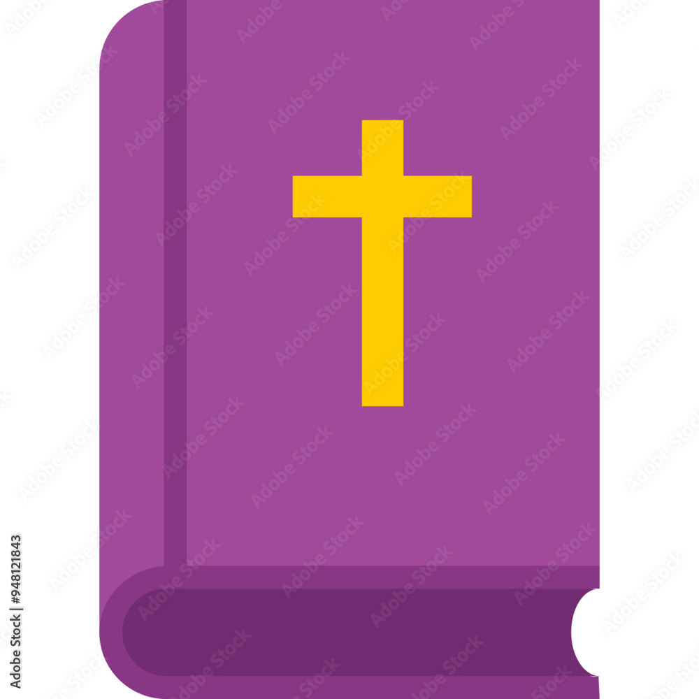 Bible vector icon in flat style Bible vector icon in flat style