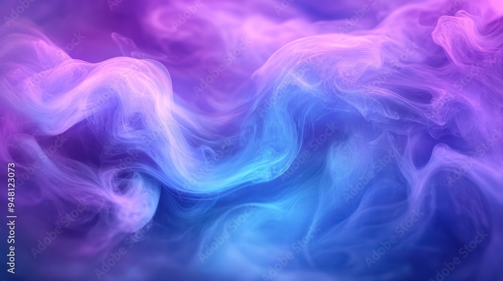 A mesmerizing swirl of purple and blue hues creating an ethereal, dreamy atmosphere. A mesmerizing swirl of purple and blue hues creating an ethereal, dreamy atmosphere.