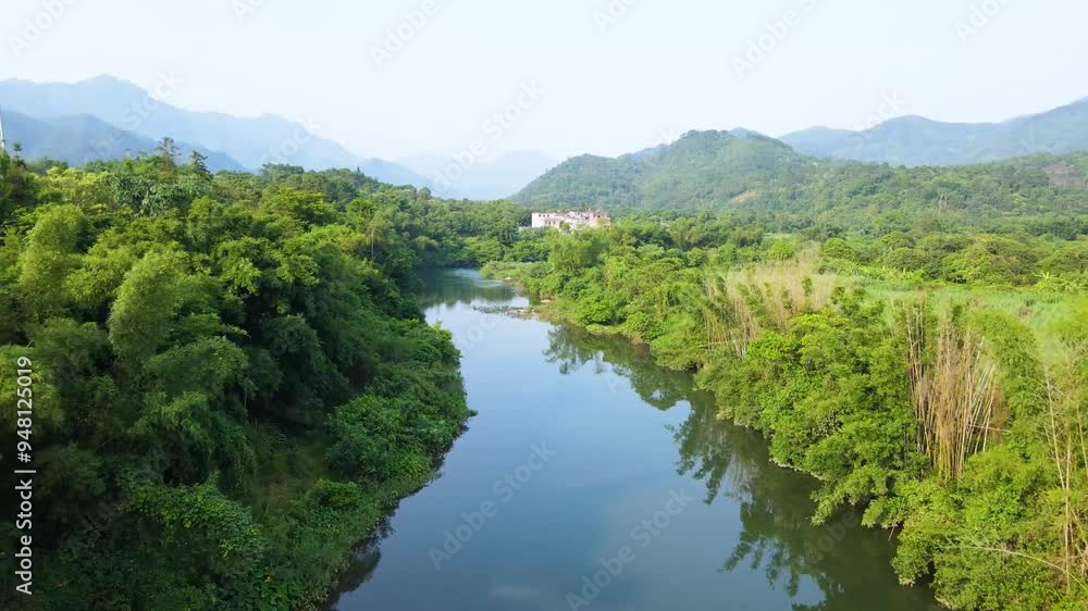 aerial view of beautiful mountain landscapes and rivers aerial view of beautiful mountain landscapes and rivers