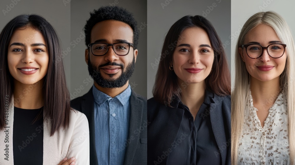 Leadership team showcasing diversity and inclusion in a modern business environment Leadership team showcasing diversity and inclusion in a modern business environment