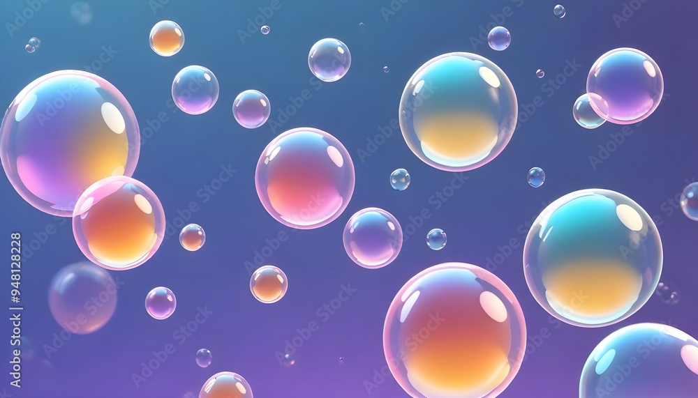 Transparent Soap Bubbles Water Background Graphic Design Transparent Soap Bubbles Water Background Graphic Design