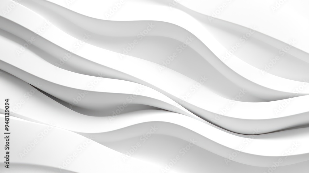 Abstract white waves create a smooth, flowing texture, ideal for backgrounds and design. Abstract white waves create a smooth, flowing texture, ideal for backgrounds and design.