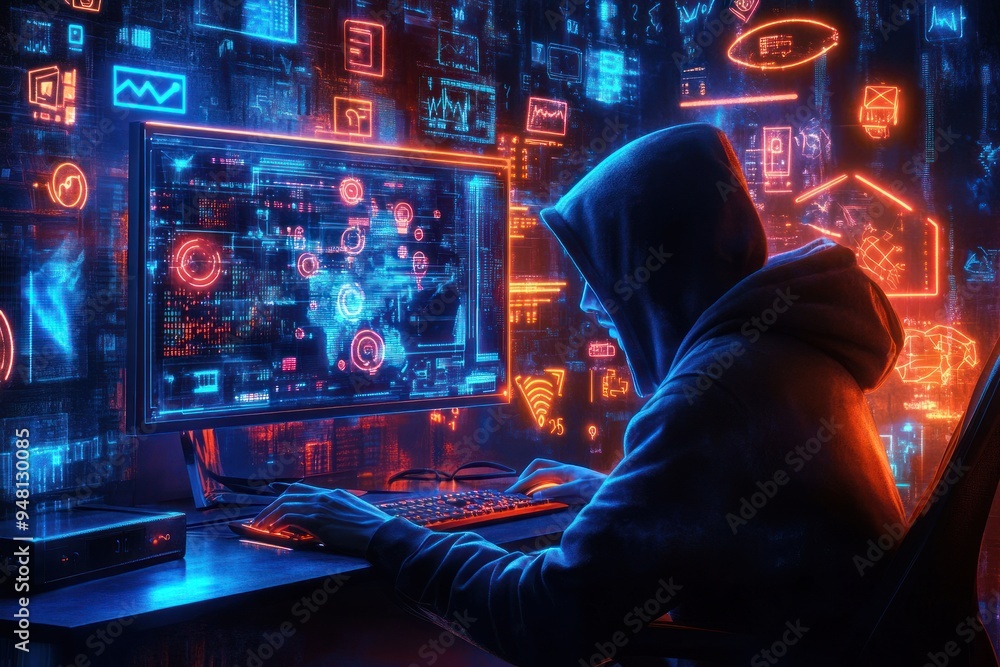 Cyber Hacker - Digital World Invasion Cyber Hacker - Digital World Invasion